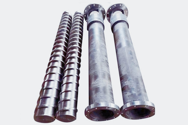 热喂料橡胶挤出机螺杆与机筒实物图片